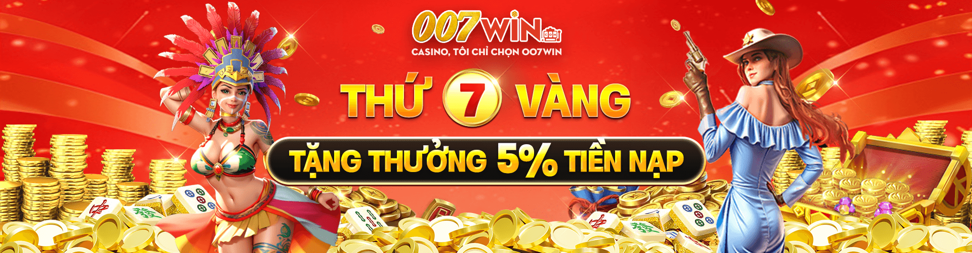 Cùng 007win, bắt đầu hành trình cá cược xuất sắc!